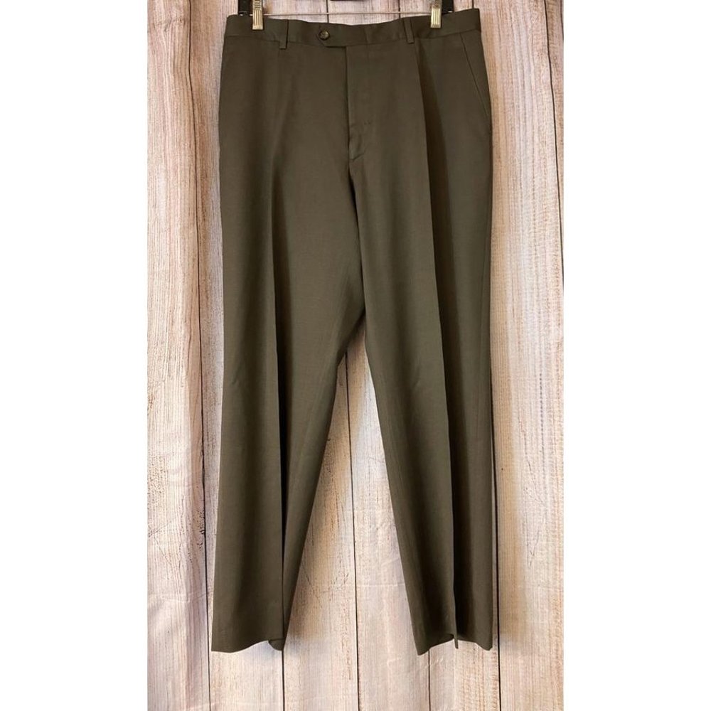 CHRISTIAN LACROIX Taupe Homme Wool 50 Pant Suit - Picture 5 of 8